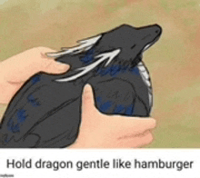 Dragon Gentle GIF - Dragon Gentle Hamburger GIFs