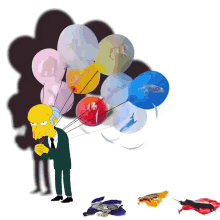 Simson Balloons GIF - Simson Balloons Pop GIFs