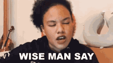 Wise Man Say Jemimah Cita GIF - Wise Man Say Jemimah Cita Cant Help Falling In Love Song GIFs