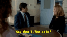 You Don'T Like Cats? GIF - The X Files David Duchovny Fox Mulder GIFs