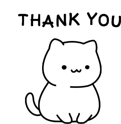 인사하는 고양이 Thank You Sticker - 인사하는 고양이 인사 고양이 Stickers