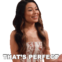 Thats Perfect Carly Shay Sticker - Thats Perfect Carly Shay Icarly Stickers