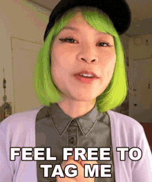 Feel Free To Tag Me Goldie Chan GIF - Feel Free To Tag Me Goldie Chan Tag Me When You Are Free GIFs