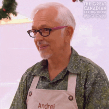 Laughing Andrei GIF - Laughing Andrei The Great Canadian Baking Show GIFs