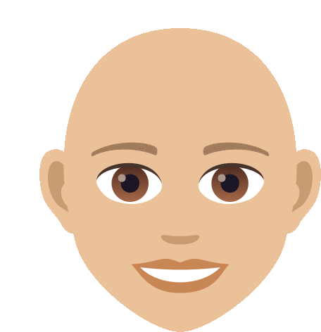 Bald Joypixels Sticker - Bald Joypixels Shaved Head - Discover & Share GIFs