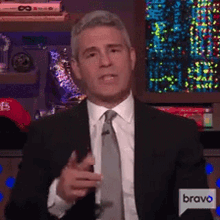 pointing andy cohen watch what happens live thats you its you