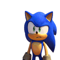 Shocked Sonic The Hedgehog Sticker