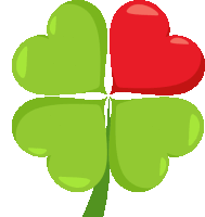 Lucky Heart Heart Sticker - Lucky Heart Heart Joypixels Stickers