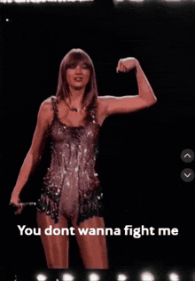 You Dont Wanna Fight Me Eras Tour GIF - You Dont Wanna Fight Me Eras Tour Taylor Swift GIFs
