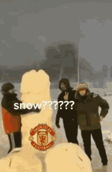 Man Utd GIF - Man Utd Snow GIFs