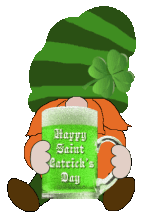 Gnome St Patricks Day Sticker - Gnome St Patricks Day Stickers