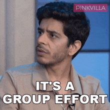 It'S A Group Effort Shashank Arora GIF - It'S A Group Effort Shashank Arora Pinkvilla GIFs