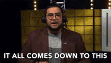 It All Comes Down To This This Is It GIF - It All Comes Down To This This Is It Ultimatum GIFs
