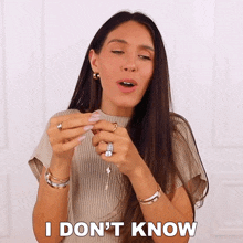 I Don'T Know Shea Whitney GIF - I Don'T Know Shea Whitney I'M Not Sure GIFs