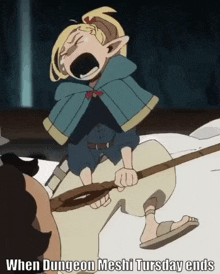 Dungeon Meshi Thursday GIF - Dungeon Meshi Thursday Marcille GIFs