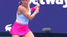 Ekaterina Alexandrova Backhand GIF - Ekaterina Alexandrova Backhand Tennis GIFs