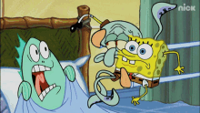 Scared Spongebob GIF - Scared Spongebob Squidward GIFs