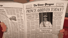 prince newspaper the princess and the frog prince naveen disney