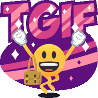 Tgif Smiley Guy Sticker - Tgif Smiley Guy Joypixels Stickers