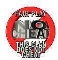 No Cheat Sticker - No Cheat Cheater Stickers