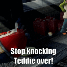 Stop Knocking Teddie Over Persona 4 GIF - Stop Knocking Teddie Over Persona 4 Golden GIFs