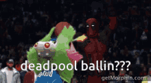deadpool ballin basketball meme