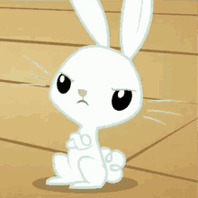 Bunny Is Waiting GIF - Bunny Foot Tap GIFs
