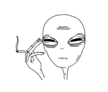 Alien Smoke GIF - Alien Smoke Cigarette GIFs