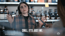 Chill Its Just Me Mae Whitman GIF - Chill Its Just Me Mae Whitman Annie Marks GIFs