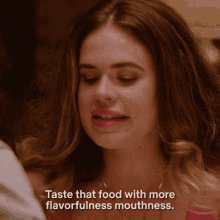 Taste That Food With More Flavorfulness Mouthness Dating Around GIF - Taste That Food With More Flavorfulness Mouthness Dating Around Try It GIFs
