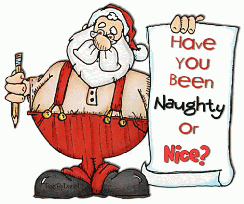 naughty santa claus cartoon