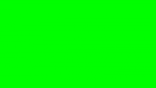 a green screen is surrounded by gold colored objects