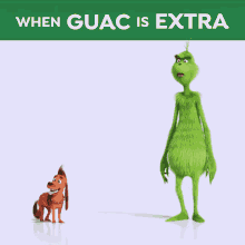 When Guac Is Extra Grinch GIF - When Guac Is Extra Grinch Sad GIFs