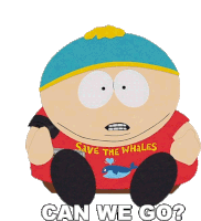 Can We Go Eric Cartman Sticker