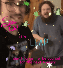 Will Wood Chris Dunne GIF - Will Wood Chris Dunne Sparkle On Its Leap Year GIFs