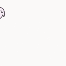 a cartoon drawing of a goat with a beard and a face .