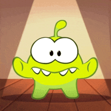 Freeze In One'S Tracks Om Nom GIF - Freeze In One'S Tracks Om Nom Cut The Rope GIFs
