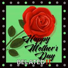 Happy Mothers Day Mom GIF - Happy Mothers Day Mom Rose GIFs