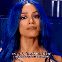 Sasha Banks You Used To Be My Best Friend GIF - Sasha Banks You Used To Be My Best Friend And I Used To Love You So Very Much GIFs