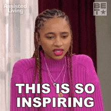 This Is So Inspiring Sandra GIF - This Is So Inspiring Sandra Assisted Living GIFs