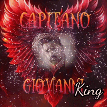 a picture of a man with wings and the name giovann king