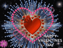Happy Valentines Day Sparkles GIF - Happy Valentines Day Sparkles Heart GIFs