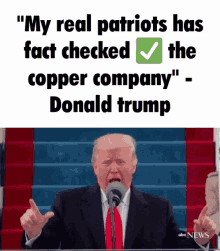 Copper Company Donald Trump GIF - Copper Company Donald Trump Patriots GIFs