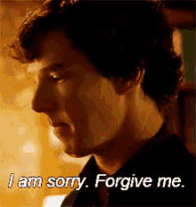 I Am Sorry. Forgive Me. GIF - Sherlock Benedict Cumberbatch Sherlock Holmes GIFs