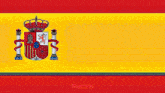 a yellow green and red background with the word rhythm on the bottom right