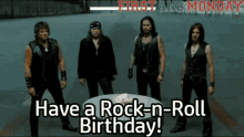 Metal Happy Birthday GIF