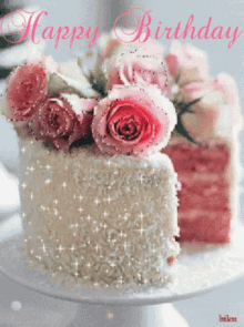 happy birthday hbd greetings cake sparkle