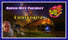 a poster that says super hits tuesday kirbykrazy 2