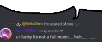 Youre Lucky Full Moon Sticker