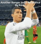 another banger india reference by kevin is shown with a soccer player
